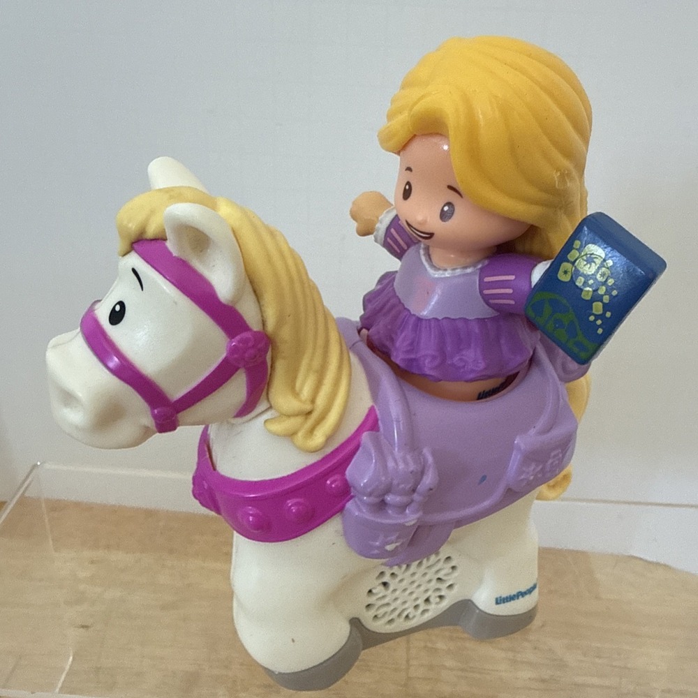 Fisher Price Little People Rapunzel and Maximus Horse Sounds